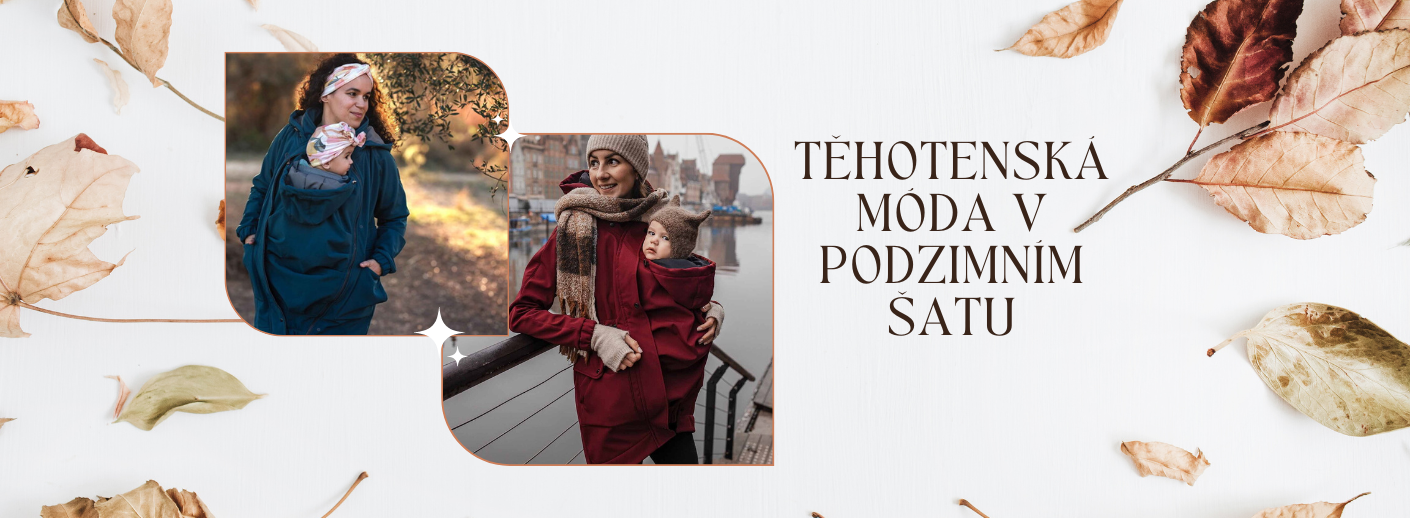 Těhotenská móda v podzimním šaty