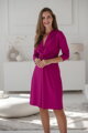 Těhotenské, kojící šaty Loop Dress 7/8 Fuchsia